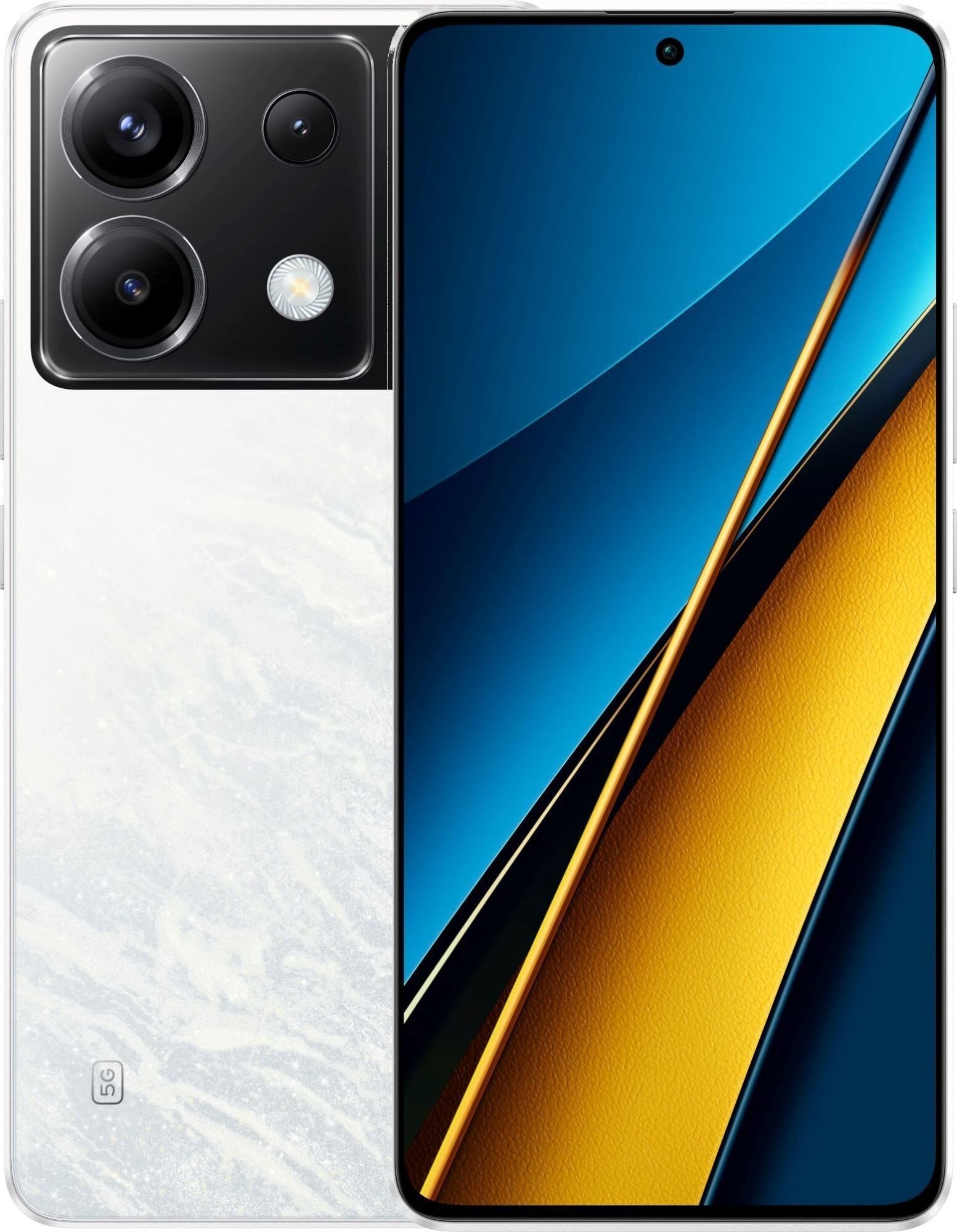 Smartfon POCO Išmanusis telefonas POCO X6 5G 8+256GB, baltas