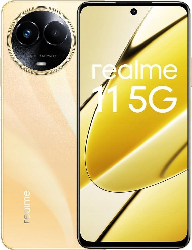 Smartfon Realme 11 5G 8/256GB Złoty (RMX3780_GLD)