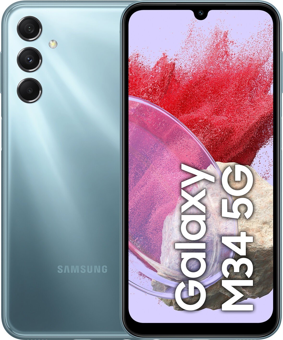 Smartfon Samsung Galaxy M34 5G 6/128GB Niebieski (SM-M346BZBFXEO)