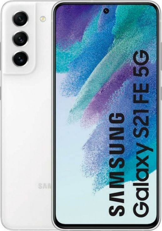 Telefon mobil Samsung Galaxy S21 FE, Dual SIM, 8GB RAM, 256GB, 5G, White