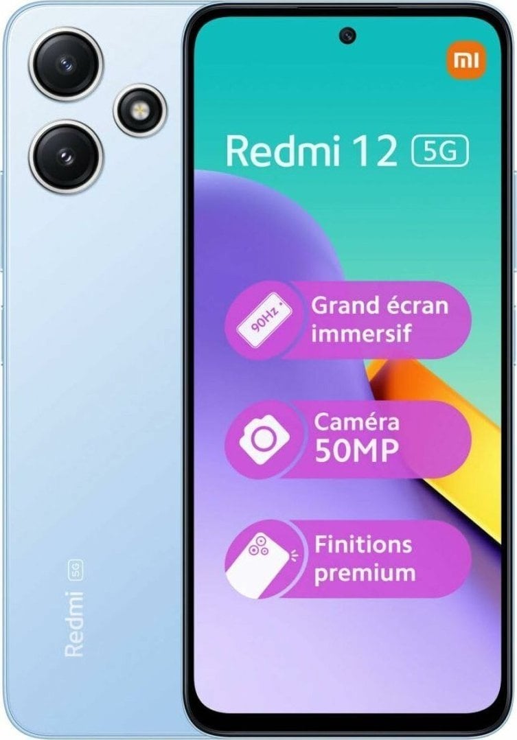 Smartfon Xiaomi Redmi 12 5G 5G 4/128GB Niebieski (48250)