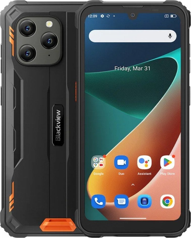 Smartphone Blackview BV5300 Pro 4/64GB negru și portocaliu (BV5300PRO-OE/BV)