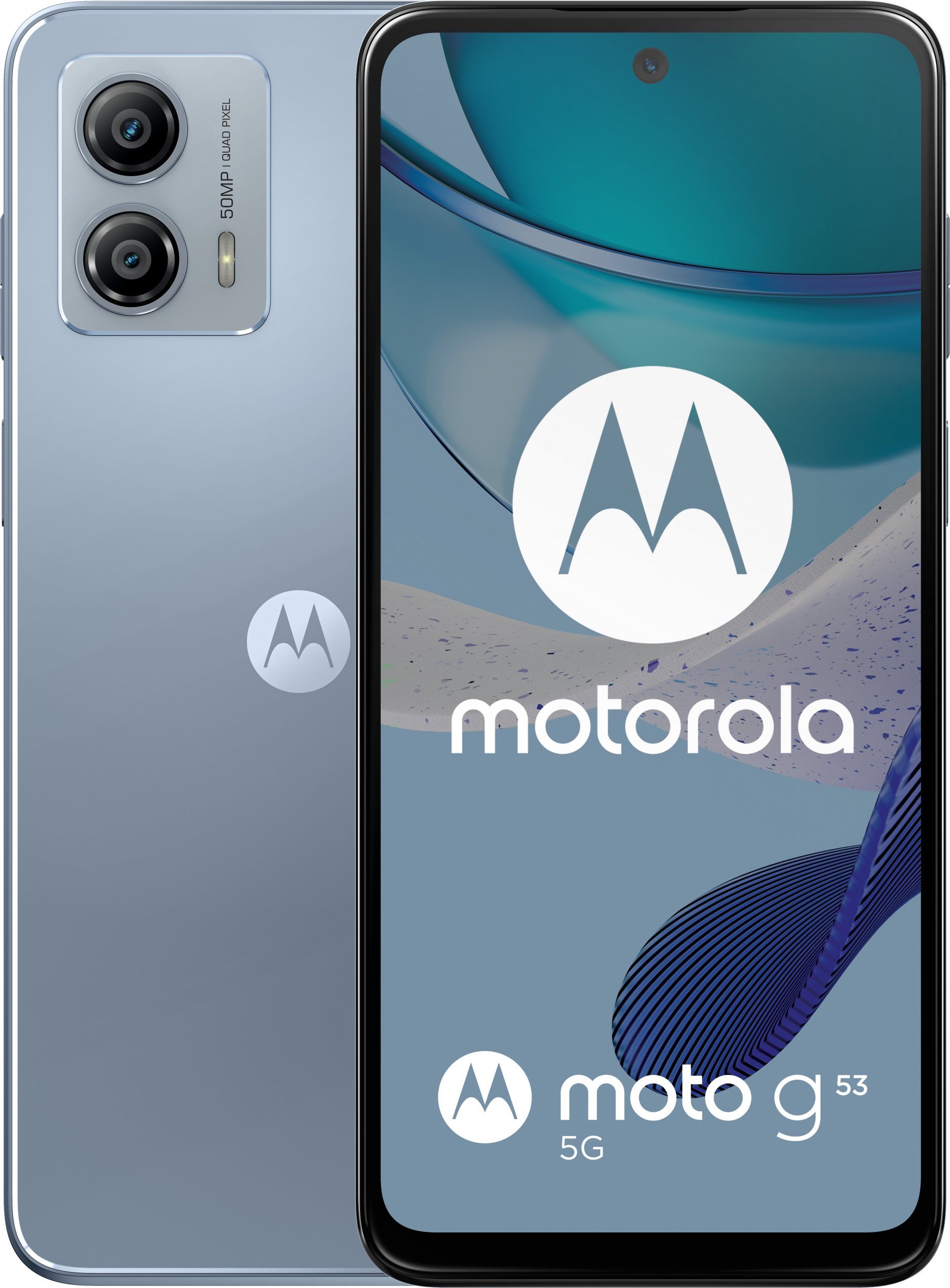 Smartphone Motorola Moto G53 5G 4/128GB argintiu (PAWS0032PL)