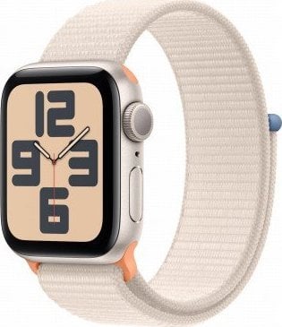 Smartwatch Apple Smartwatch Apple Watch SE GPS 40mm księżycowa poświata aluminium + sportowy pasek
