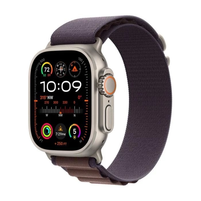 Smartwatch Apple Watch Ultra 2 GPS + Cellular, 49mm Koperta z tytanu z opaskš Alpine w kolorze indygo - M