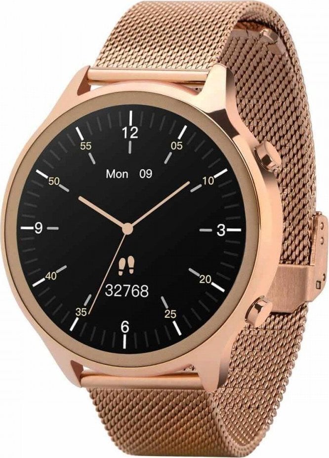 Ceas inteligent Garett SMARTWATCH GARETT Veronica Gold Steel