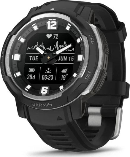 Smartwatch Garmin SMARTWATCH INSTINCT CROSSOVER/BLACK 010-02730-03 GARMIN