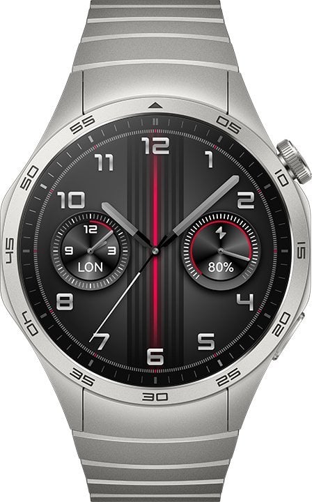 Smartwatch Huawei Huawei WATCH GT 4 3,63 cm (1.43`) AMOLED 46 mm Cyfrowy 466 x 466 px Szary Wi-Fi GPS