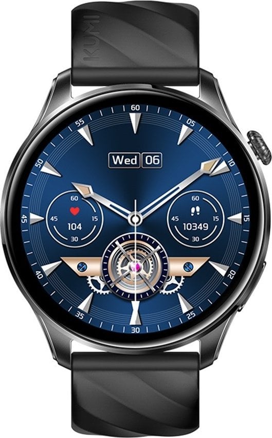 Smartwatch Kumi Smartwatch GW3 Pro 1.43 cala 300 mAh Czarny