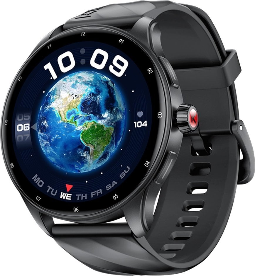 Smartwatch Kumi Smartwatch GW5 Pro 1.43 cala 300 mAh Czarny