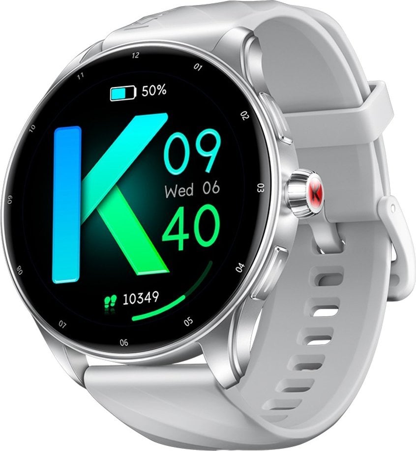 Smartwatch Kumi Smartwatch GW5 Pro 1.43 cala 300 mAh Srebrny