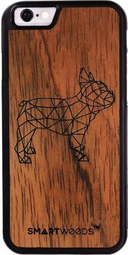 Husa SmartWoods Husa Lemn Frenchie Active Iphone 6 6S