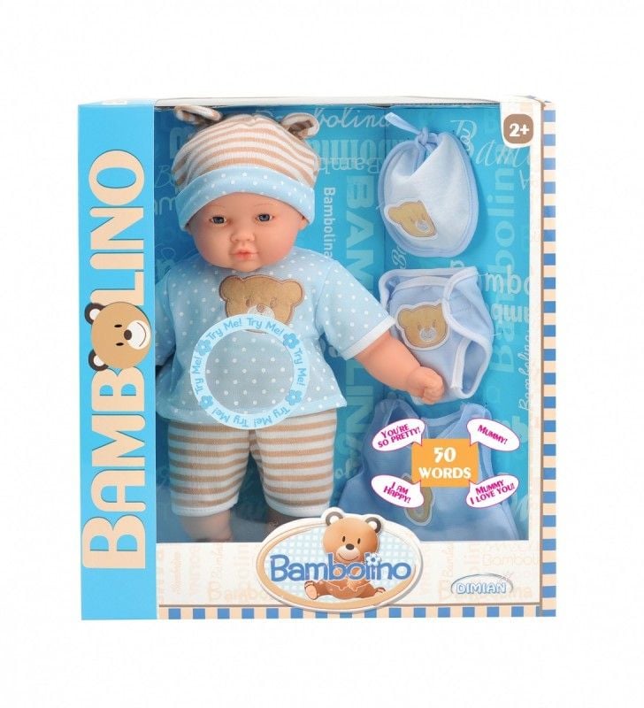 Smily Play Bamboo care spune 50 de cuvinte - albastru (BD361)