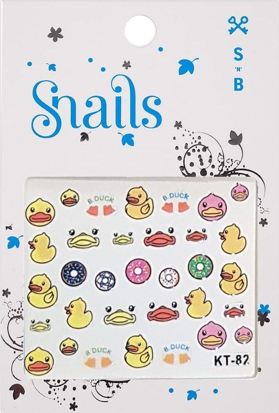 Autocolante pentru unghii Snails Quack Quack