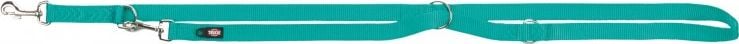 Snur ajustabil Trixie Premium, M–L: 2,00 m/20 mm, albastru mare