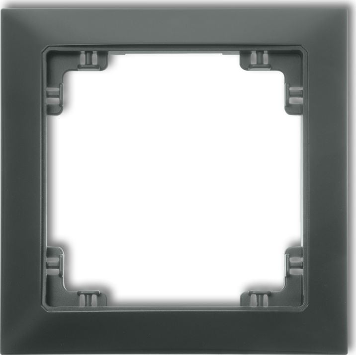 Soft frame deco universal plastic singur, grafit mat (28DRSO-1)