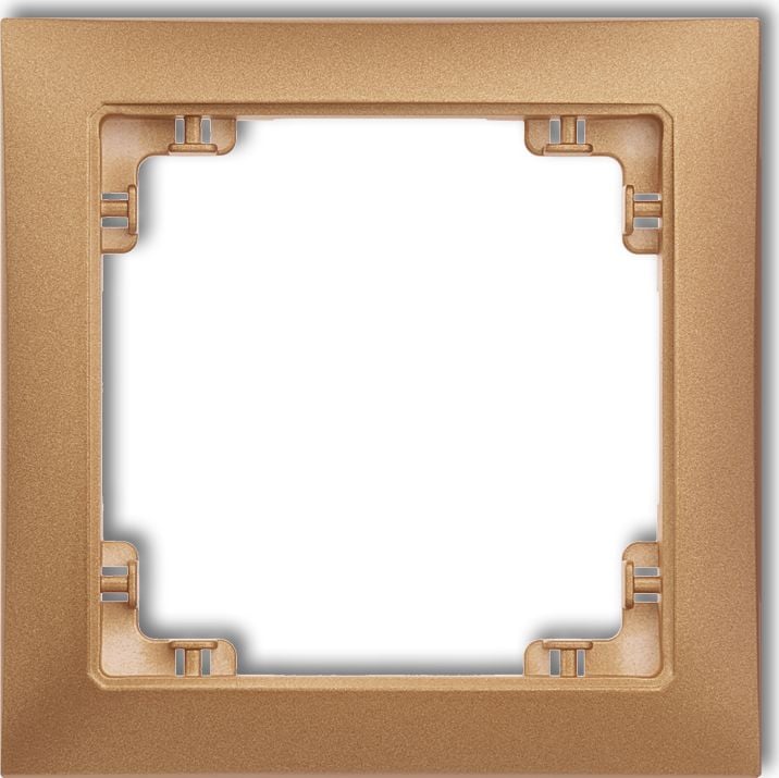 Soft frame deco universal singur plastic auriu metalic (8DRSO-1)