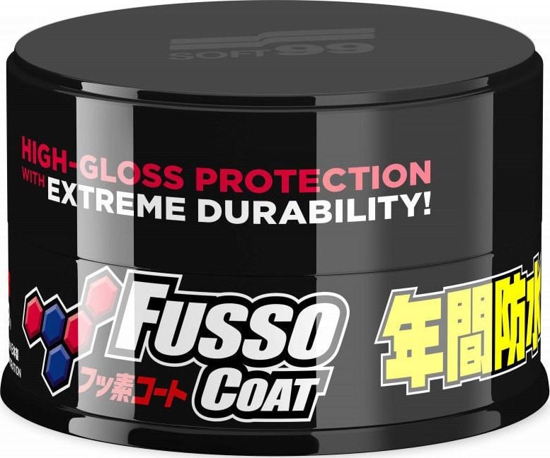 Soft99 Soft99 New Fusso Coat 12 luni Ceară întunecată pentru lacuri închise la culoare 200g universal