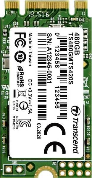 Solid State Drive SSD Transcend TS480GMTS420S, 480 GB, M.2 2242, SATA III