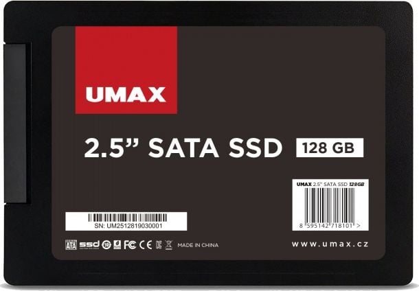 Solid State Drive SSD Umax UMM250007, 128 GB, 2,5`, SATA III