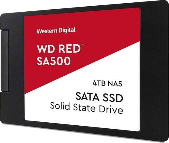 Solid State Drive SSD WD Red SA500 WDS400T1R0A, 4 TB, 2,5`, SATA III