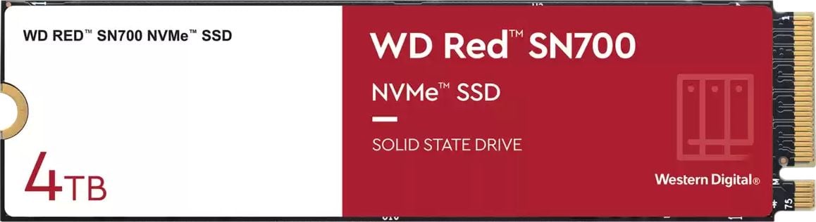 Solid State Drive (SSD) WD RED SN700, 4TB, NVMe™, M.2.