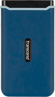 Hard Disk-uri externe - Solid State Drive Transcend TS500GESD370C, USB-C, 500 GB, albastru