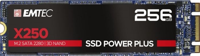 Solid-State Drive (SSD) - Solid-State Drive SSD EMTEC ECSSD256GX250 X250, 256GB, M2 2280
