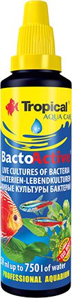 Solutie Bacto-Active, Tropical, Cultura bacteriana pentru acvariu, 250 ml