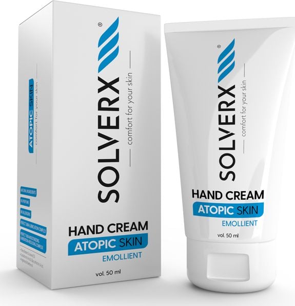 Crema de maini Solverx Atopic, 50ml