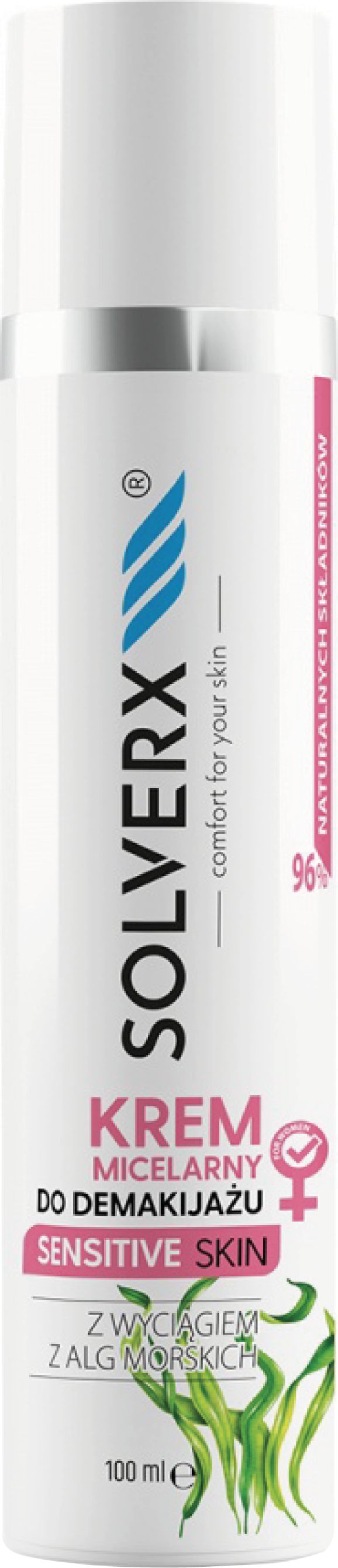 Solverx SOLVERX Sensitive Skin KREM MICELARNY DO DEMAKIJAŻU do skóry wrażliwej