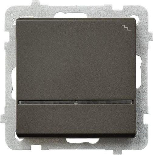 Sonata singur mod de comutare 16AX IP20 ciocolată metalic (LP-3R / m / 40)
