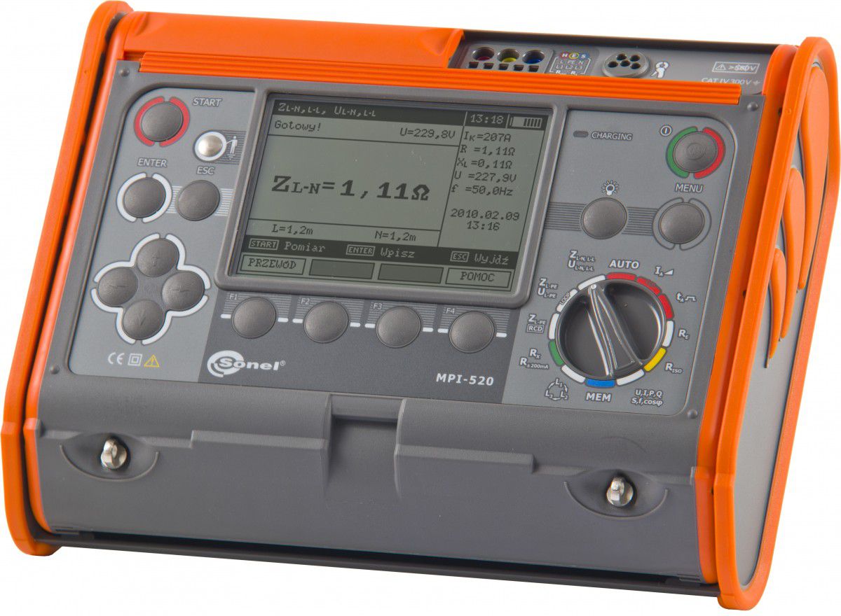 Sonel MPI-520Start contor multifuncțional pentru parametrii instalației electrice (WMPLMPI520S)