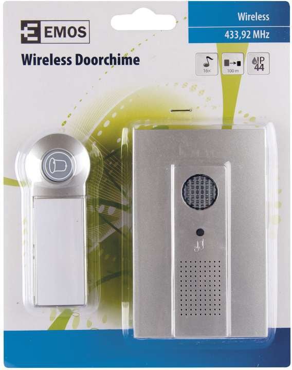 Sonerie wireless, gri, P5712, 100 metri, Emos