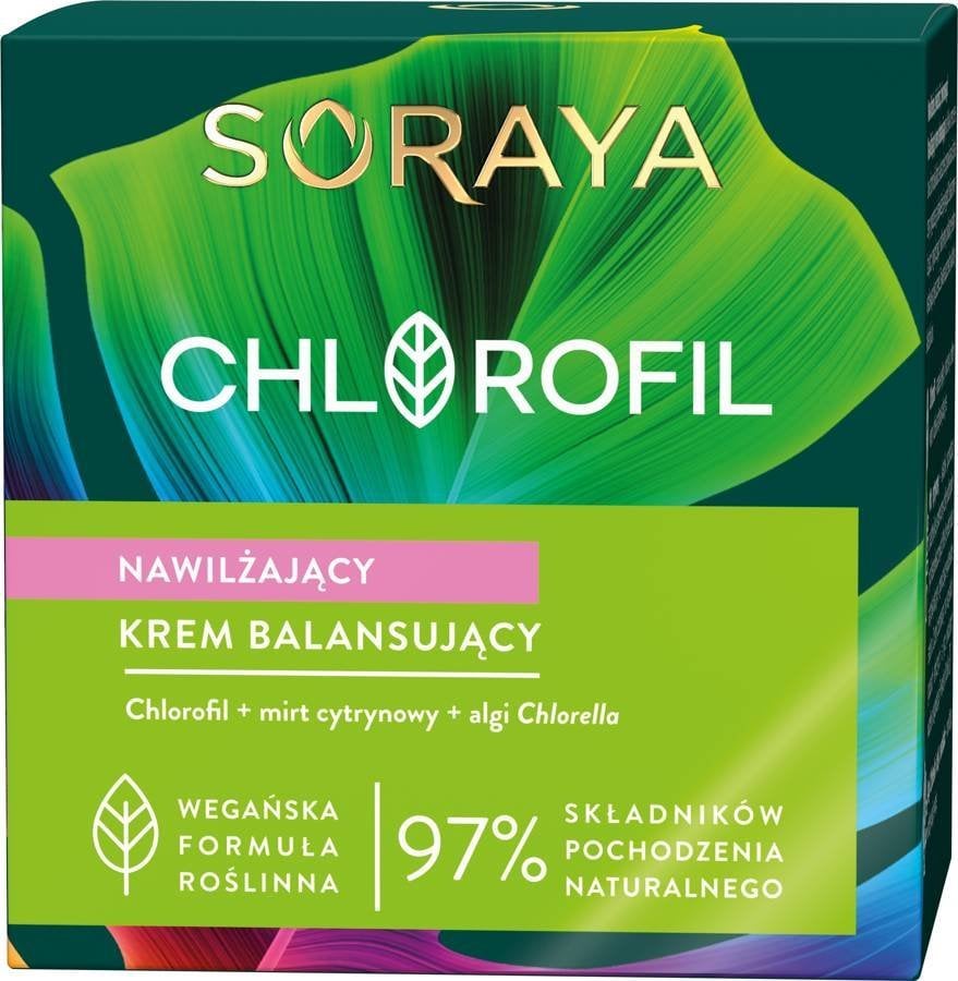 Soraya Soraya Cremă de echilibrare hidratantă cu clorofilă pentru ten tânăr 50 ml