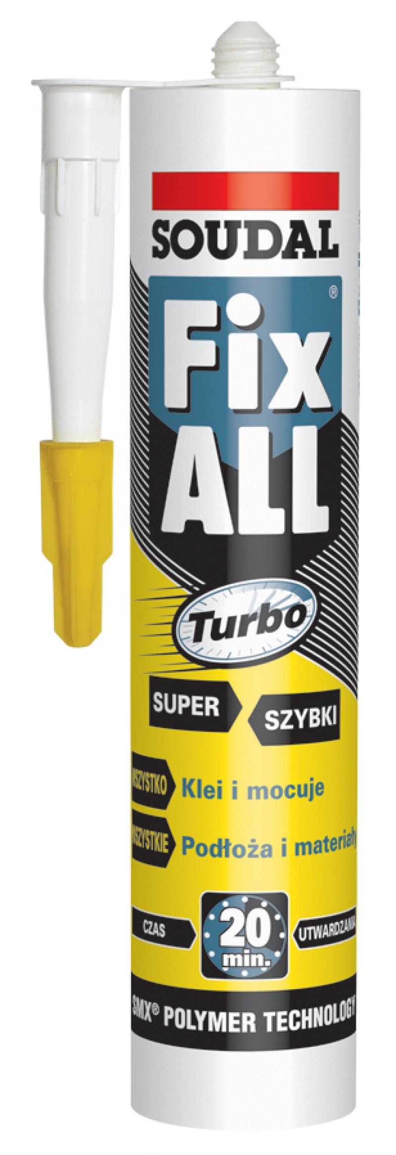 Sigilant hibrid Soudal FIX ALL TURBO 290ml alb