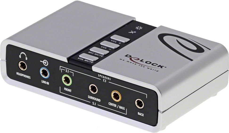 Placi de sunet - Sound Box 7.1 pe USB, Delock - 61803