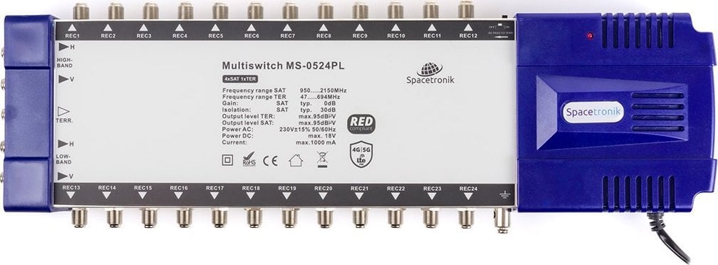 Spacetronik Multiswitch Spacetronik Pro Series MS-0524PL 5/24