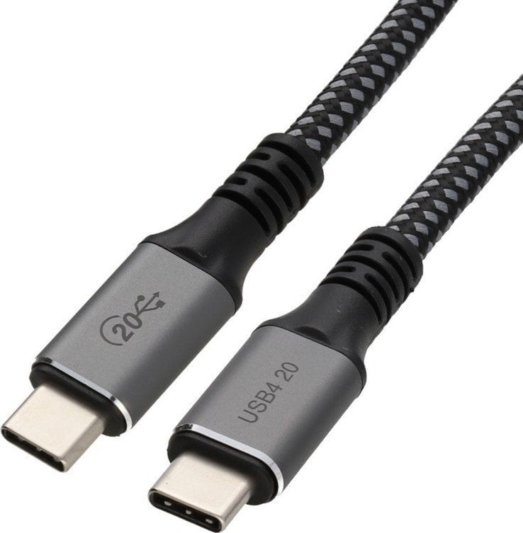 Spacetronik USB-C - cablu USB-B 1 m gri (5903031031041)
