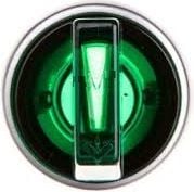 2 poziție direcțional comutator buton 22mm verde 1Z (ST22-PL.Z-10-230-LEDAC)