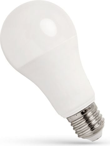 Bec LED, Spectrum, E27, 5 W, 420 lm, Tip GLS, Lumina calda, Alb