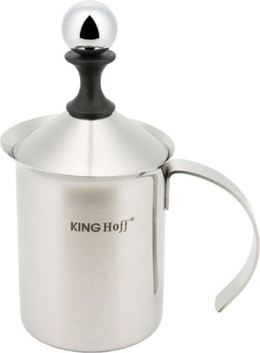 Accesorii si piese aparate cafea - Spumator de lapte KingHoff Steel (KH-3125)