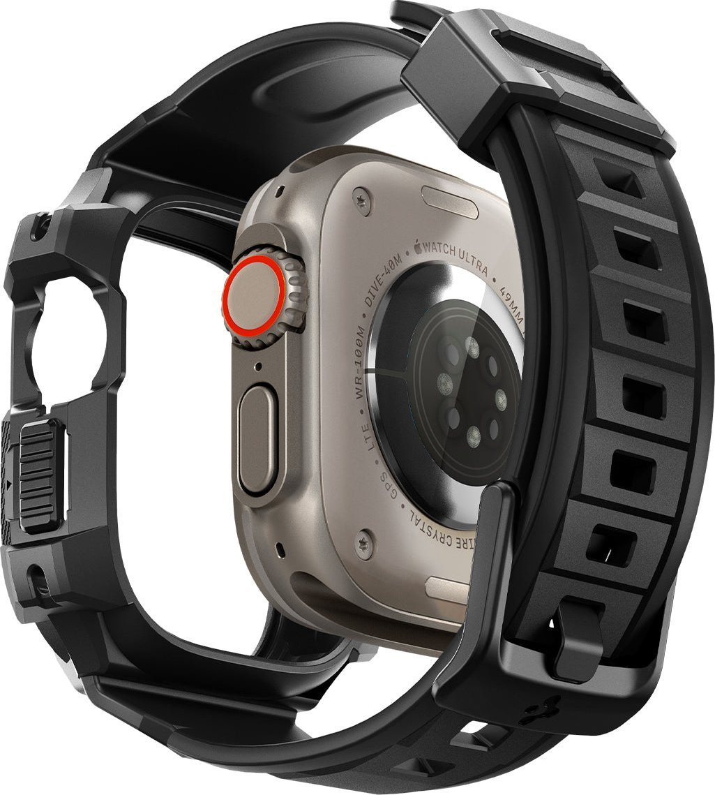 Spigen Spigen Rugged Armor Pro - Curea pentru husa Apple Watch Ultra 49 mm (negru)