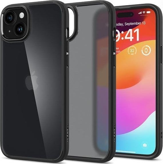 Spigen Spigen Ultra Hybrid iPhone 15 6.1` frost black ACS06797