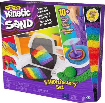 Spin Master Kinetic Sand Sand Maker Set de nisip colorat cu efecte (6061654)
