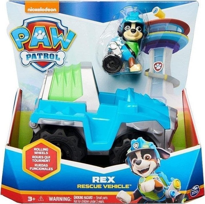 Vehicul Spin Master Paw Patrol + figurina Rex