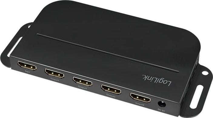 Splitter LogiLink 1 la 4x HDMI 2.0b 4K, cu suport de montare - CV0143