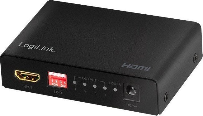 Splitter LogiLink 4xHDMI 4K, 60Hz, EDID