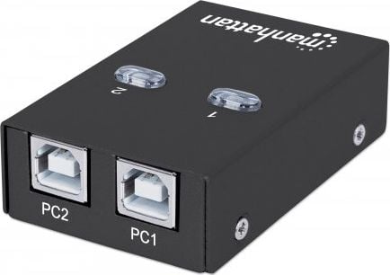 Switch-uri KVM - Splitter Manhattan - automat USB 2.0, 2 PC / 1 periferic, 162005