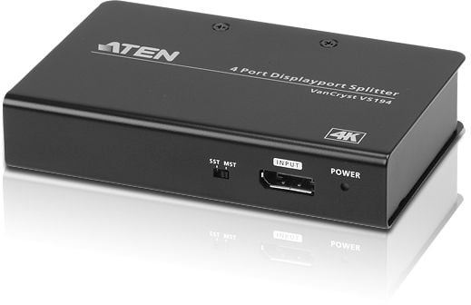 Splitter video ATEN, DisplayPort (M) la DisplayPort (M) x 2, negru, VS192-AT-G